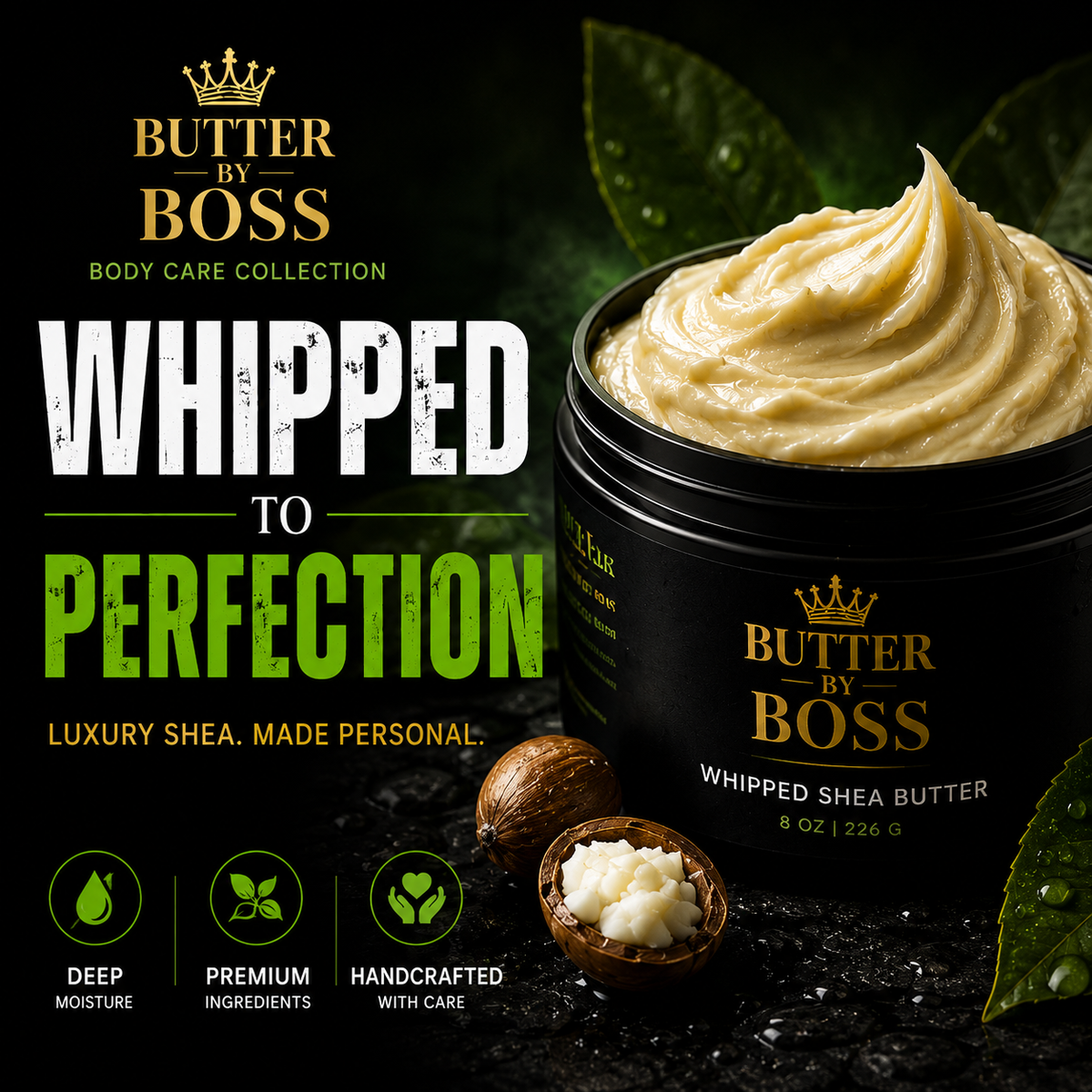 Natural Whipped Shea Butter | Air Freshener & Spray - Butter By Boss