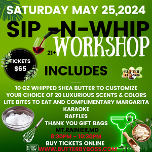 Sip -N- Whip Workshop
