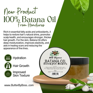 100% Organic Raw Batana Oil from Honduras (Hair Growth Oil)