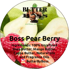 Boss Pear Berry as Compared to Bath & Body Works Pear Berry - Butter By Boss